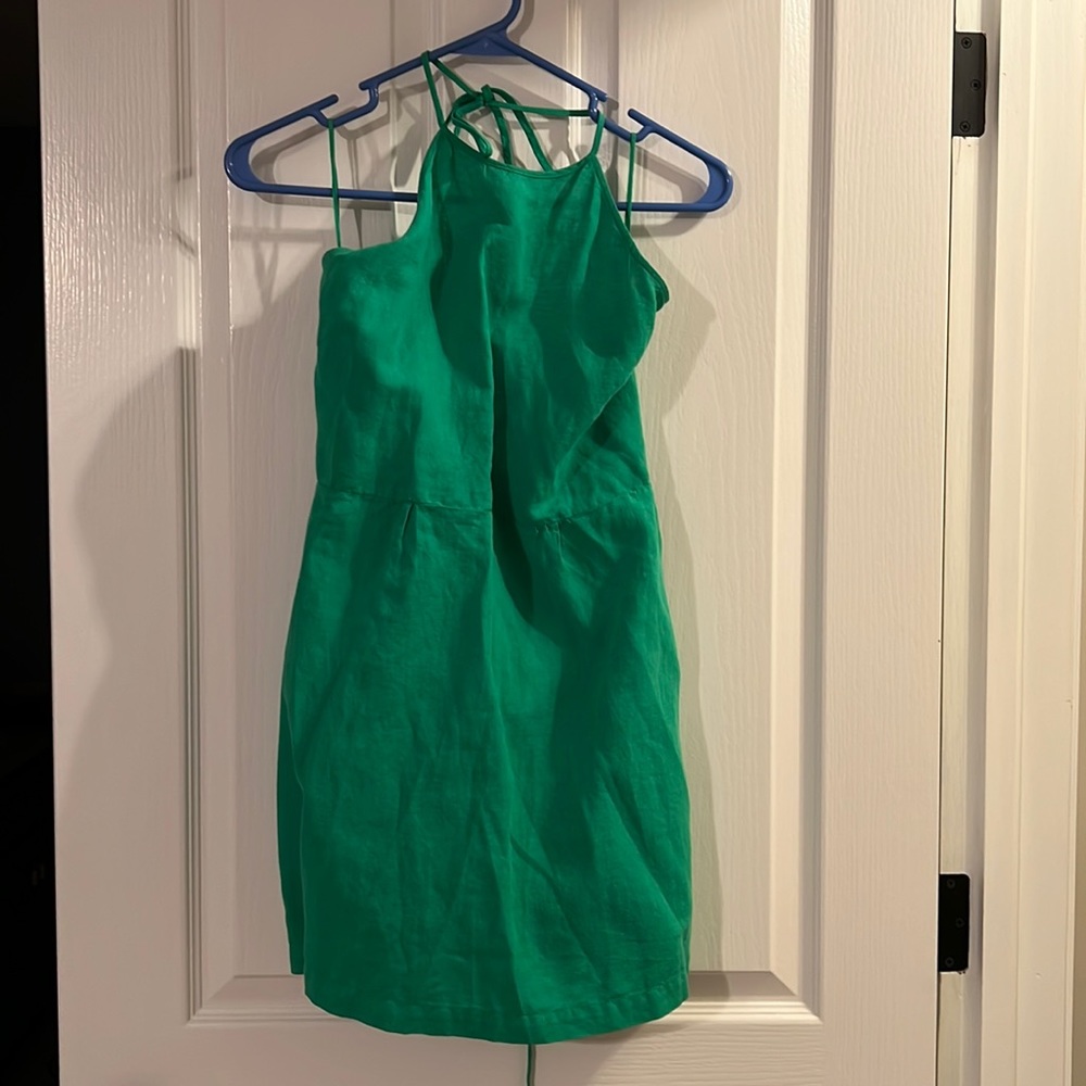 Zara size large/green summer dress
